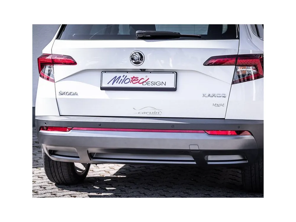 Lišta zadního nárazníku (červená) Škoda Karoq 2017-2021 | Milotec Rychlé Dodání