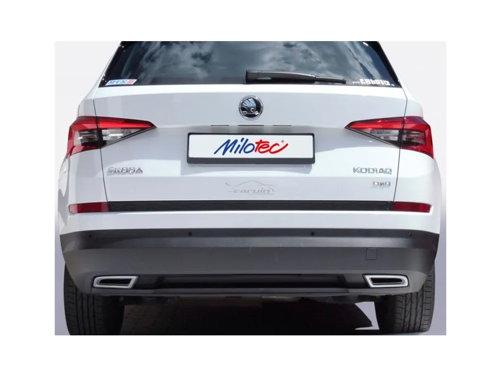 Dummy - koncovky výfuku Škoda Kodiaq 2016- Alu Brush | Milotec Top Prodej