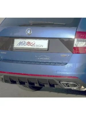 Víkendová Akce Difuzor zadního nárazníku Škoda Octavia III RS 2013-2020 černá lesklá | Milotec