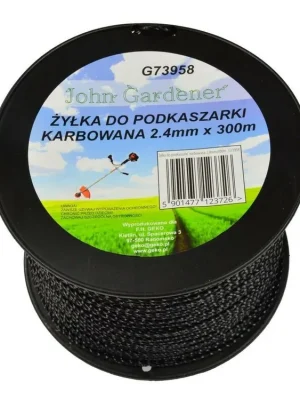 GEKO G73958 Struna do sekačky, 2,4mm x 300m, zvlněný profil Akční Nabídka