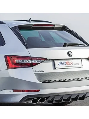 Koupit Online Flaps-deflektory zadního okna Škoda Superb III Sportline Combi černá lesklá | Milotec