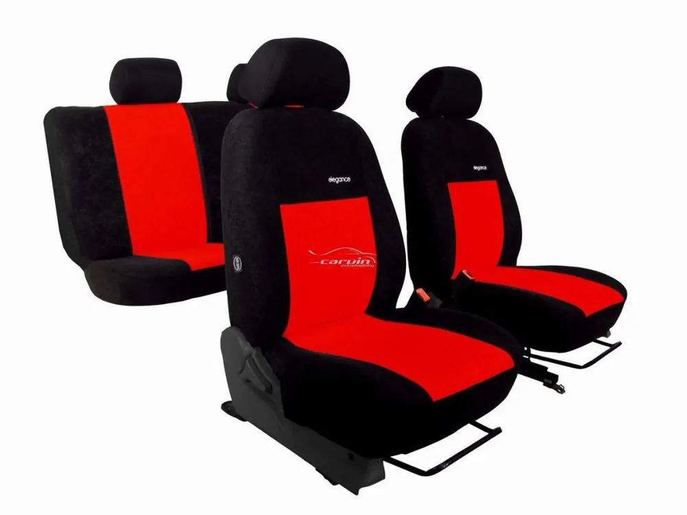 Sezónní Sleva Autopotahy RENAULT CLIO V , od r. 2019, ELEGANCE červené