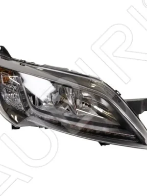 Značkový Světlomet Fiat Ducato od 2014 pravý černý rámeček H7+H7, LED s řídící jednotkou