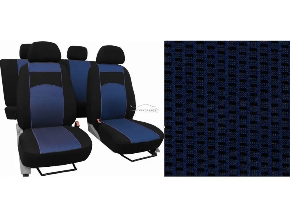 Novinka Autopotahy VOLKSWAGEN CRAFTER, 1+2, 3 MÍSTA, od r. 2017, NOVÝ MODEL, VIP modré