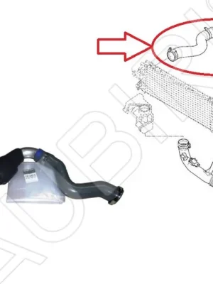 Aktuální Hadice plnícího vzduchu Renault Trafic 2006-2014 2,5 dCi od turba do intercooleru, komplet