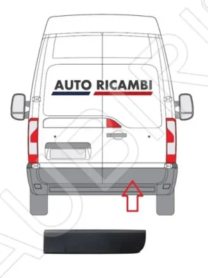 Akční Nabídka Ochranná lišta Renault Master od 2010 zadní, pravé dveře
