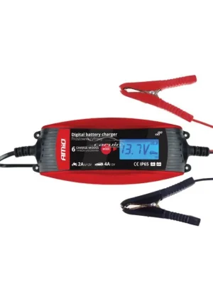 Automatická nabíječka auto/moto baterií 6V/12V - 2A/4A | AMiO Objednat Nyní