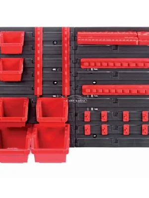 Závěsný panel s 10 boxy a 22 držáky na nářadí ORDERLINE 800x165x400 Expresní Doručení