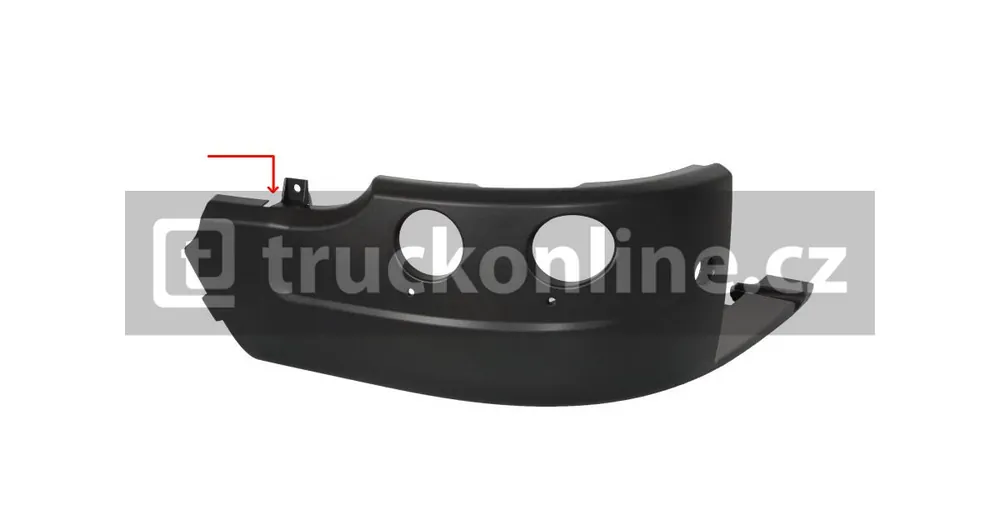 Nízká Cena Roh předního nárazníku Scania 2010-2016, nízký, levý - výška 360mm, šířka rámu 1140mm