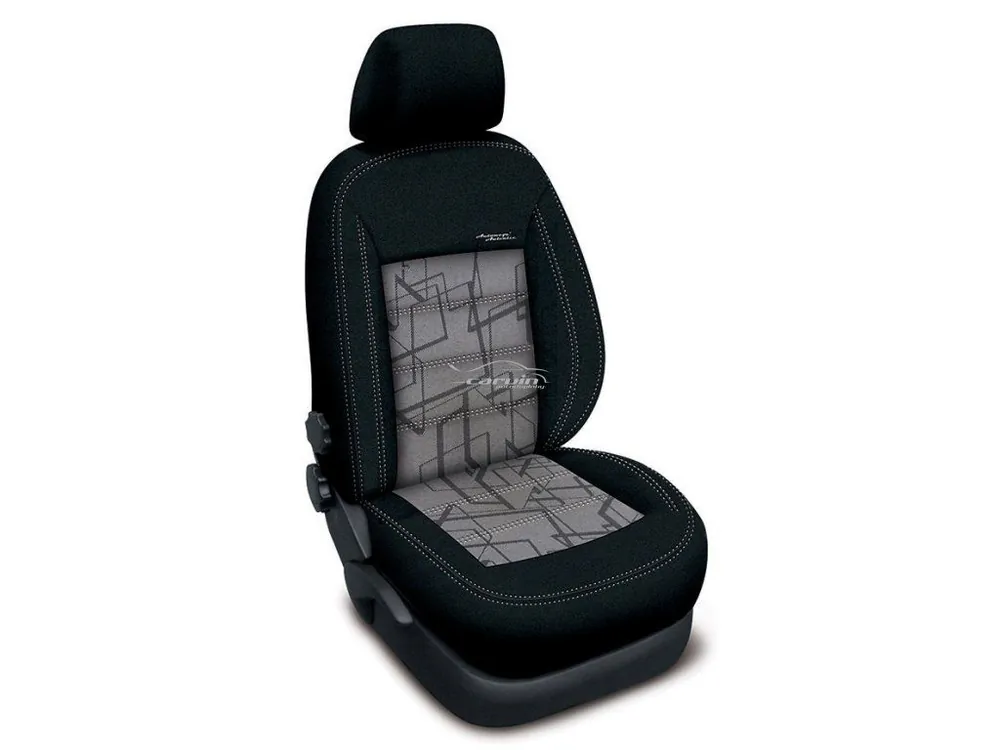 Autopotahy VOLKSWAGEN T6, 9 míst, od r. 2015, AUTHENTIC DOBLO matrix šedý Značkový