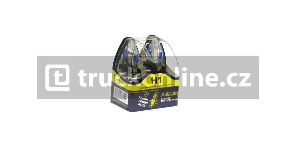 Výhodná Nabídka Krabička H1 12V 100W P14,5s POWER BLUE 2ks - Vyšší výkon, bez homologace