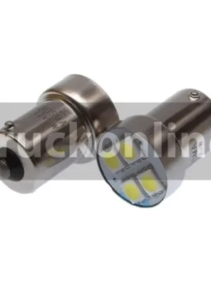 Přímo Od Výrobce LED žárovka 24V R5W/R10W Ba15s, čirá, 4x LED - 2ks