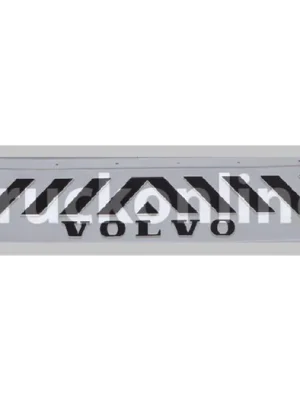 Dlouhá zástěrka VOLVO na návěs - bílá - 2400x350 Výprodej