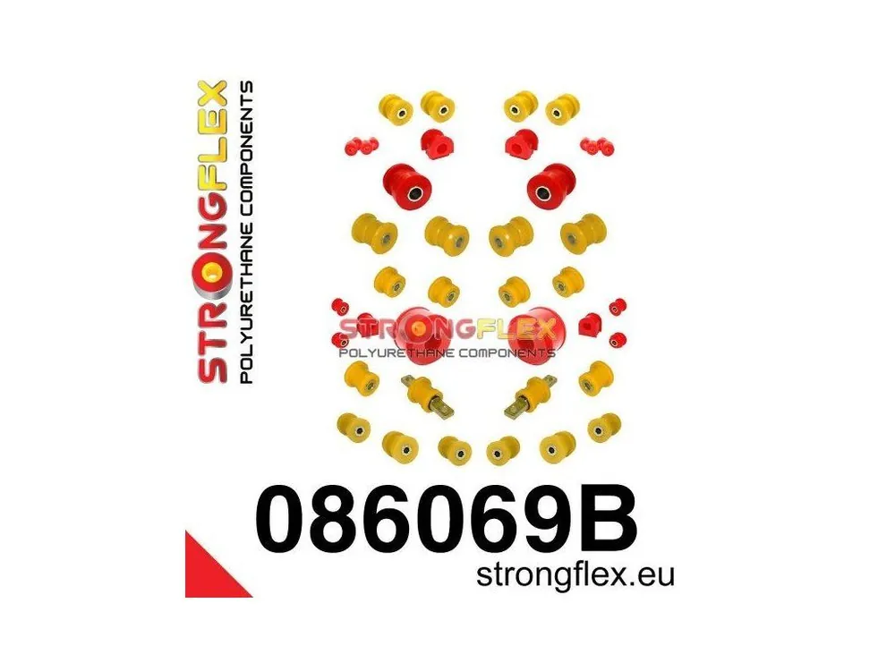 Strongflex sada silentbloků - Honda Civic EG Kup Teď
