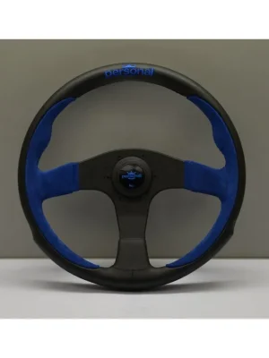 Kup Teď Personal Pole Position volant černá kůže/modrý semiš 350mm