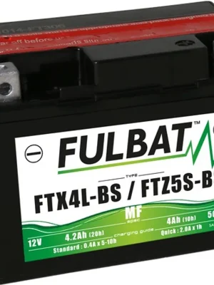 Bezúdržbová motocyklová baterie FULBAT FTX4L-BS (YTX4L-BS) Expresní Doručení