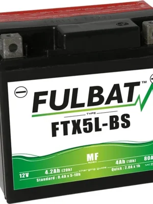 Jen Po Omezenou Doba Bezúdržbová motocyklová baterie FULBAT FTX5L-BS (YTX5L-BS)