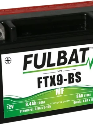 Akční Nabídka Bezúdržbová motocyklová baterie FULBAT FTX9-BS (YTX9-BS)