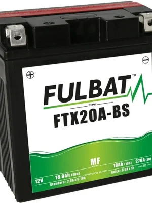 Bezúdržbová motocyklová baterie FULBAT FTX20A-BS (YTX20A-BS) Vrácení Zdarma