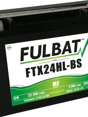 Novinka Bezúdržbová motocyklová baterie FULBAT FTX24HL-BS (YTX24HL-BS)