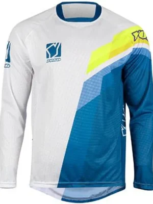 Dětský motokrosový dres YOKO VIILEE bílý / modrý / žlutý XL Akční Cena